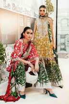Lawn 3Piece Digital Printed Unstitched Dress - Kapra Collection