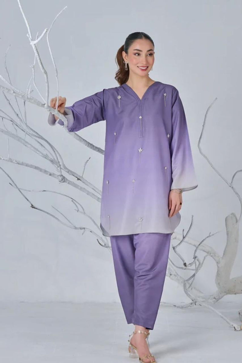Shamoze Silk 3piece dress - Kapra Collection