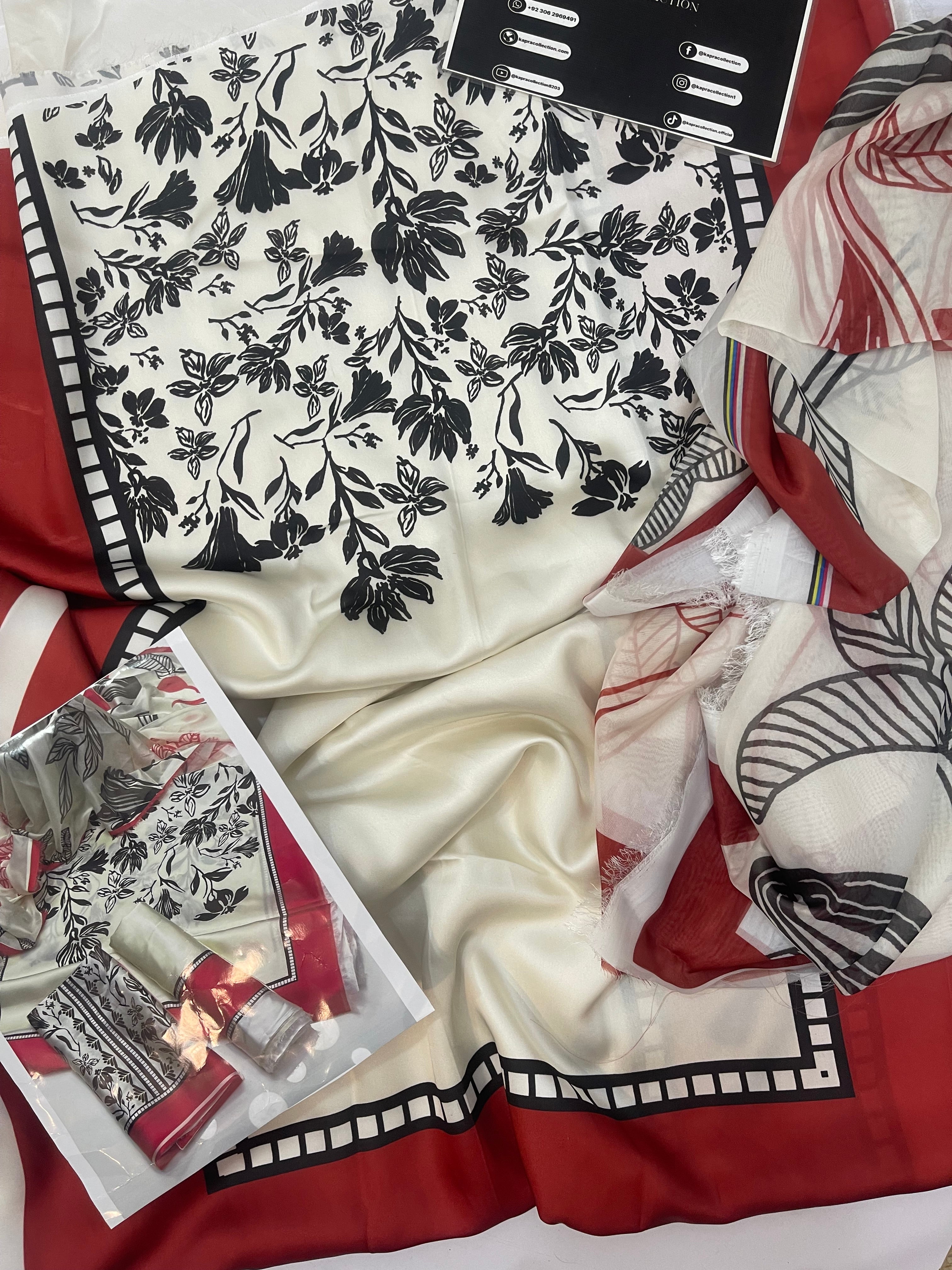 Shamoze Silk Digital Printed Dress