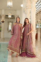 Rida – Noor By Saadia Inspired Khaadi Net Suit