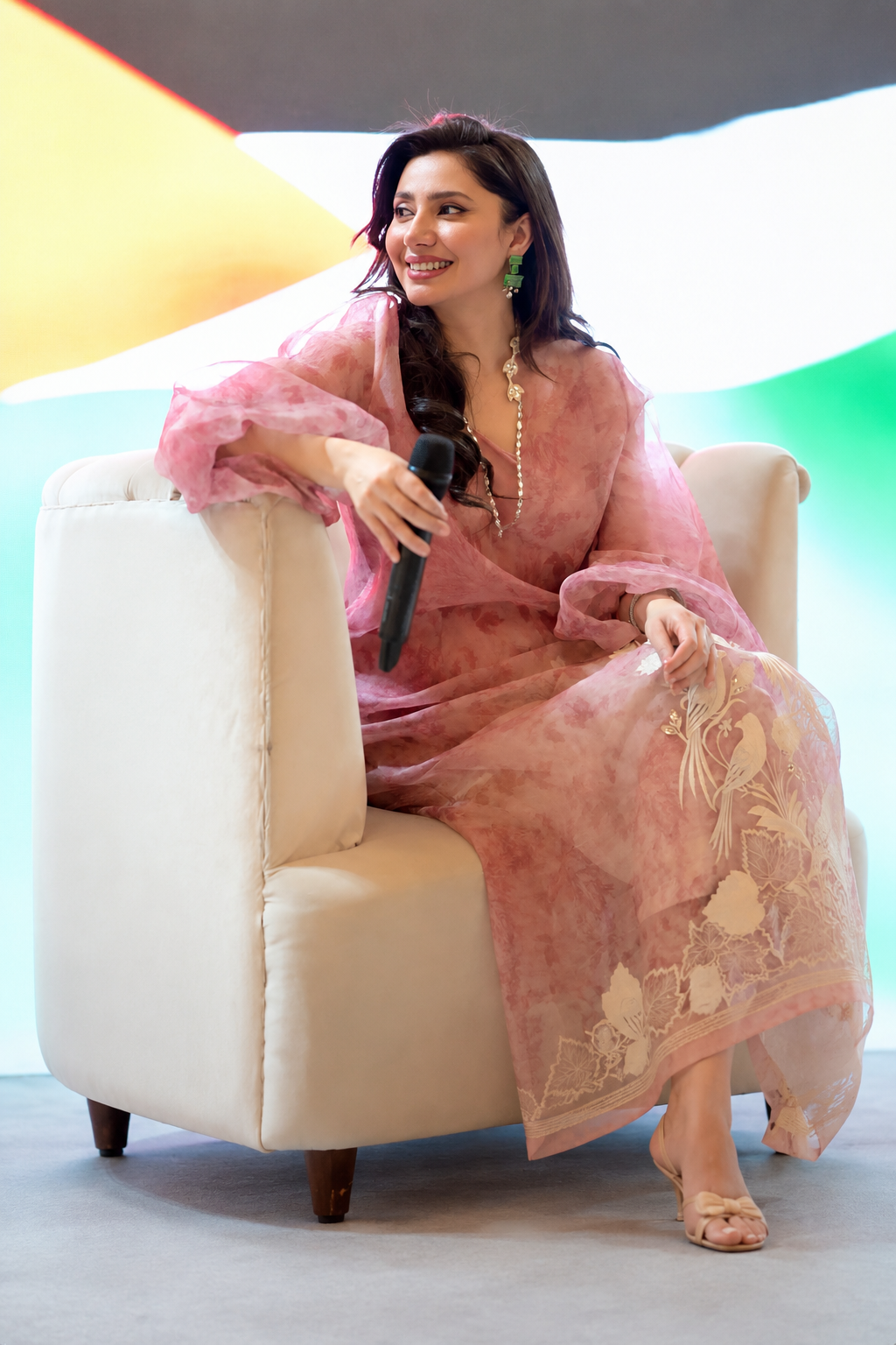 Samaira – Sania Maskatiya Inspired Blush Silk Suit