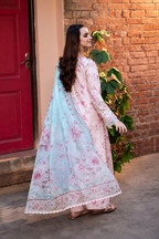 Nafeesa – Blush Chikankari Embroidered Lawn Suit