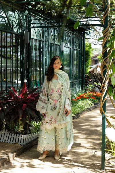 Aiza – Elaaf Inspired Mint Lawn Suit