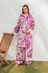 Iznik Lawn 3piece Unstitched  Digital Printed Dress