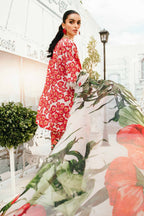 Lawn 3Piece Digital Printed Unstitched Dress - Kapra Collection