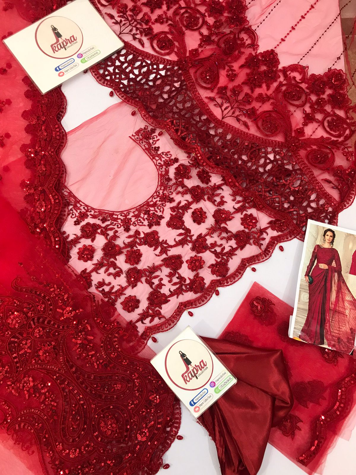 Saree for women clothing (UNSTITCHED) by Kapra Collection - Kapra Collection