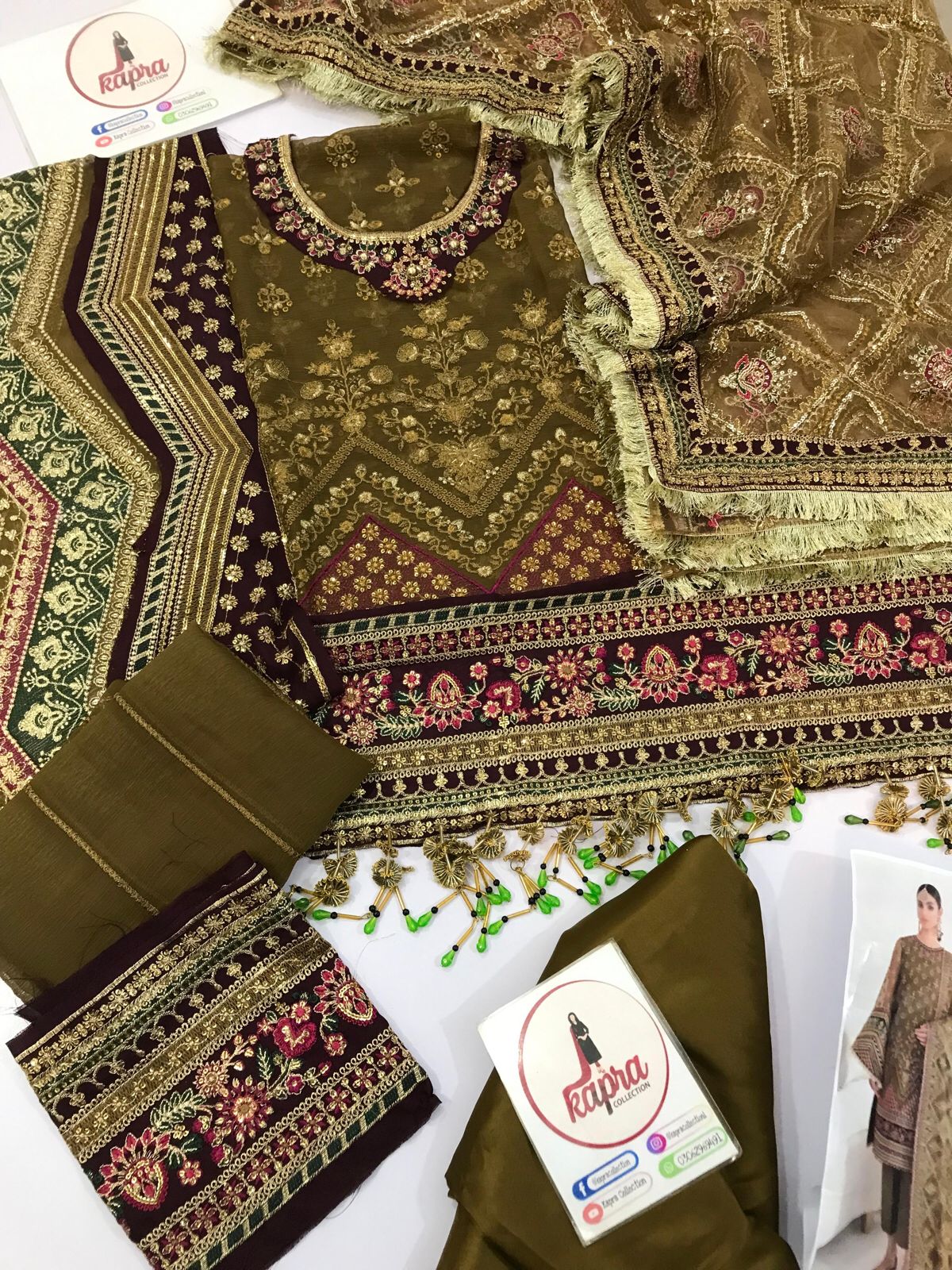 Chiffon for women clothing (UNSTITCHED) by Kapra Collection - Kapra Collection