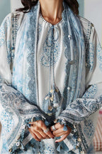 Hiba – Maria.B Inspired Ivory Lawn Suit