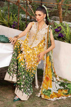 Lawn 3Piece Digital Printed Unstitched Dress - Kapra Collection