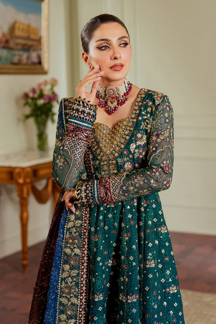 03-Piece Chiffon Suit With Heavy Embroidery | Unstitched