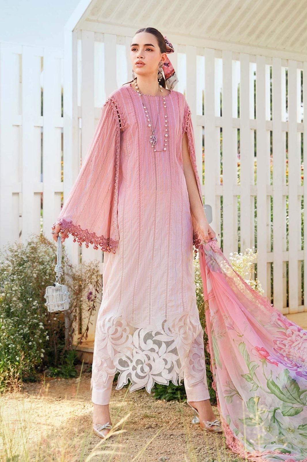 Maria B M Print Summer Lawn Chikankari Collection