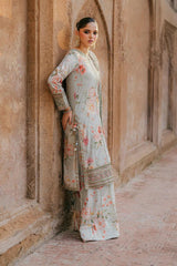 Iznik Lawn luxury Embroidered 3 piece Dres
