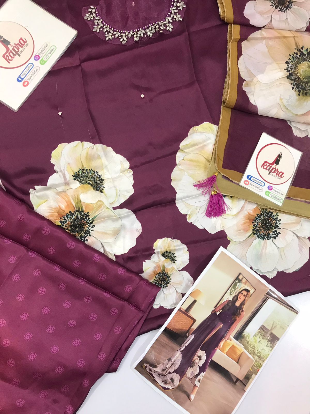 Silk for women clothing (UNSTITCHED) by Kapra Collection - Kapra Collection