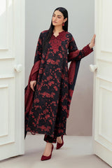 Baroque Black Digital Printed Lawn Dre’s
