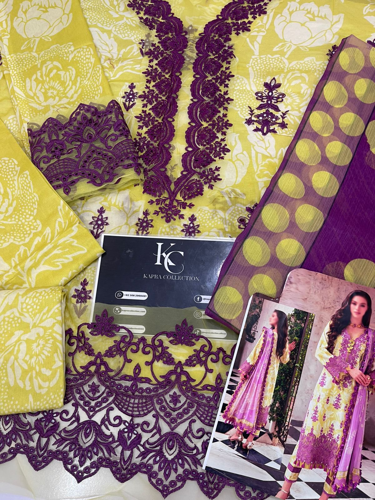 Jade Embroidered Floral Luxury Lawn Collection