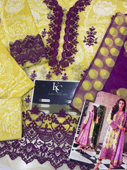 Jade Embroidered Floral Luxury Lawn Collection