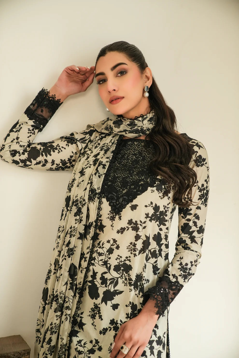 Aneela's Luxury Pure Lawn Emb Dress