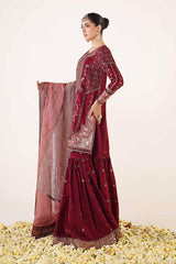 Gharara for women clothing (UNSTITCHED) by Kapra Collection