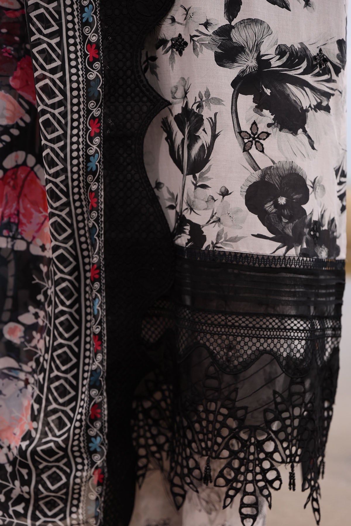 Nureh Lawn Unstitched Dress