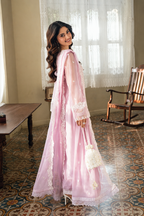 Afsheen – Blush Embroidered Chiffon Suit