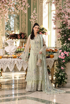 Zohaina – Maria.B Inspired Pistachio Chiffon Suit