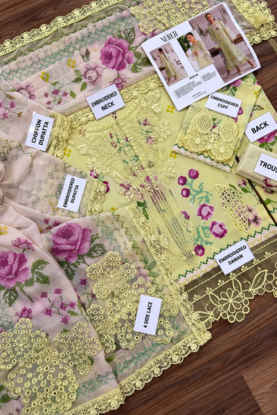 Haleema – Nureh Inspired Pistachio Lawn Suit