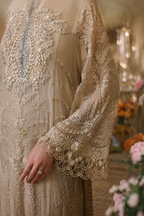 Sabeen – Maria.B Inspired Embroidered Chiffon 3 Piece Suit | Unstitched