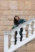 Anabia – Elaaf Inspired Teal Lawn Suit
