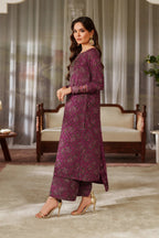 03-Piece Printed Lawn Suit - Unstitched - Kapra Collection