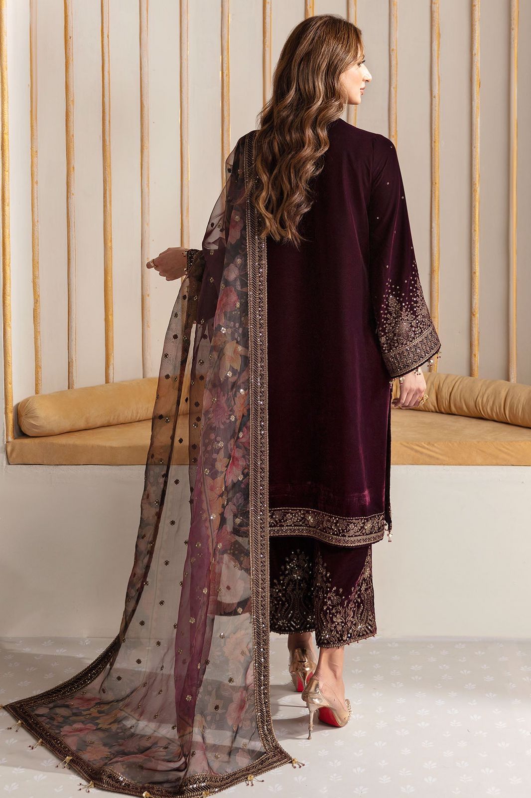 Velvet for women clothing (UNSTITCHED) by Kapra Collection - Kapra Collection