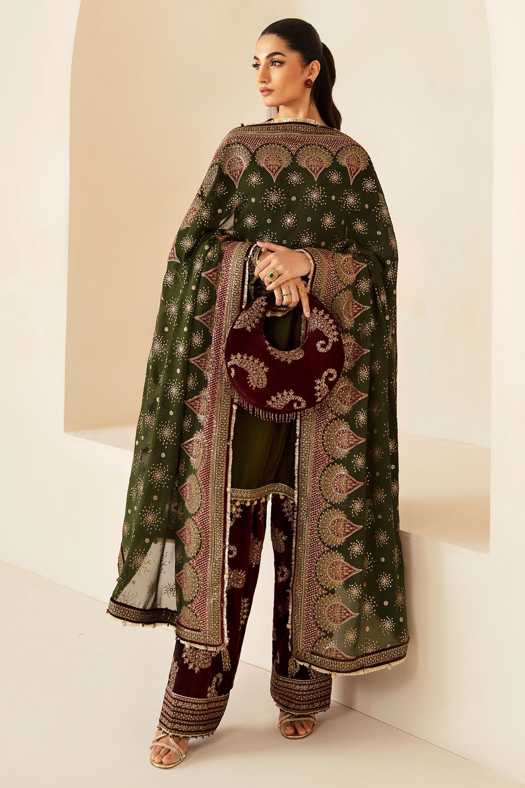 Velvet for women clothing (UNSTITCHED) by Kapra Collection - Kapra Collection