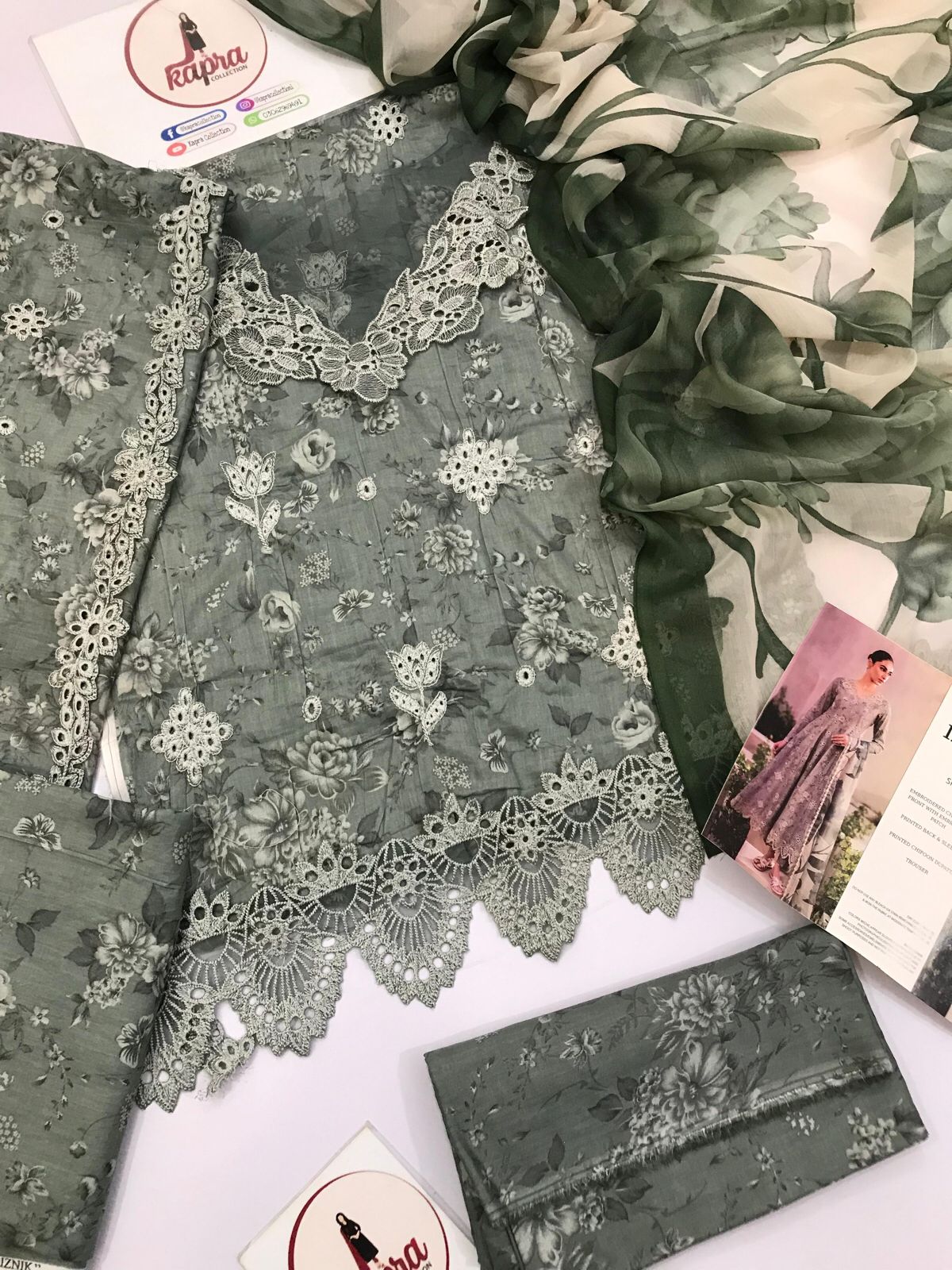 Lawn for women clothing (UNSTITCHED) by Kapra Collection - Kapra Collection