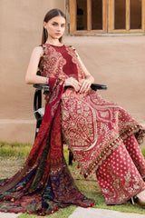 Lawn m print 3 piece unstitched digital printed suit - Kapra Collection