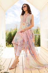 Lawn 3 piece unstitched printed suit - Kapra Collection