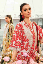 Lawn 3Piece Digital Printed Unstitched Dress - Kapra Collection