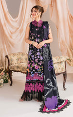 Lawn summer collection 3 piece unstitched digital printed suit - Kapra Collection
