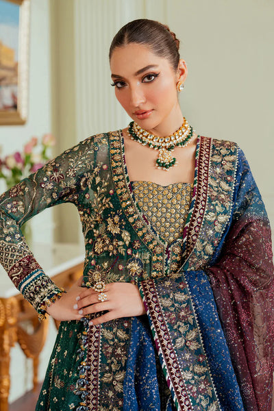 03-Piece Chiffon Suit With Heavy Embroidery | Unstitched