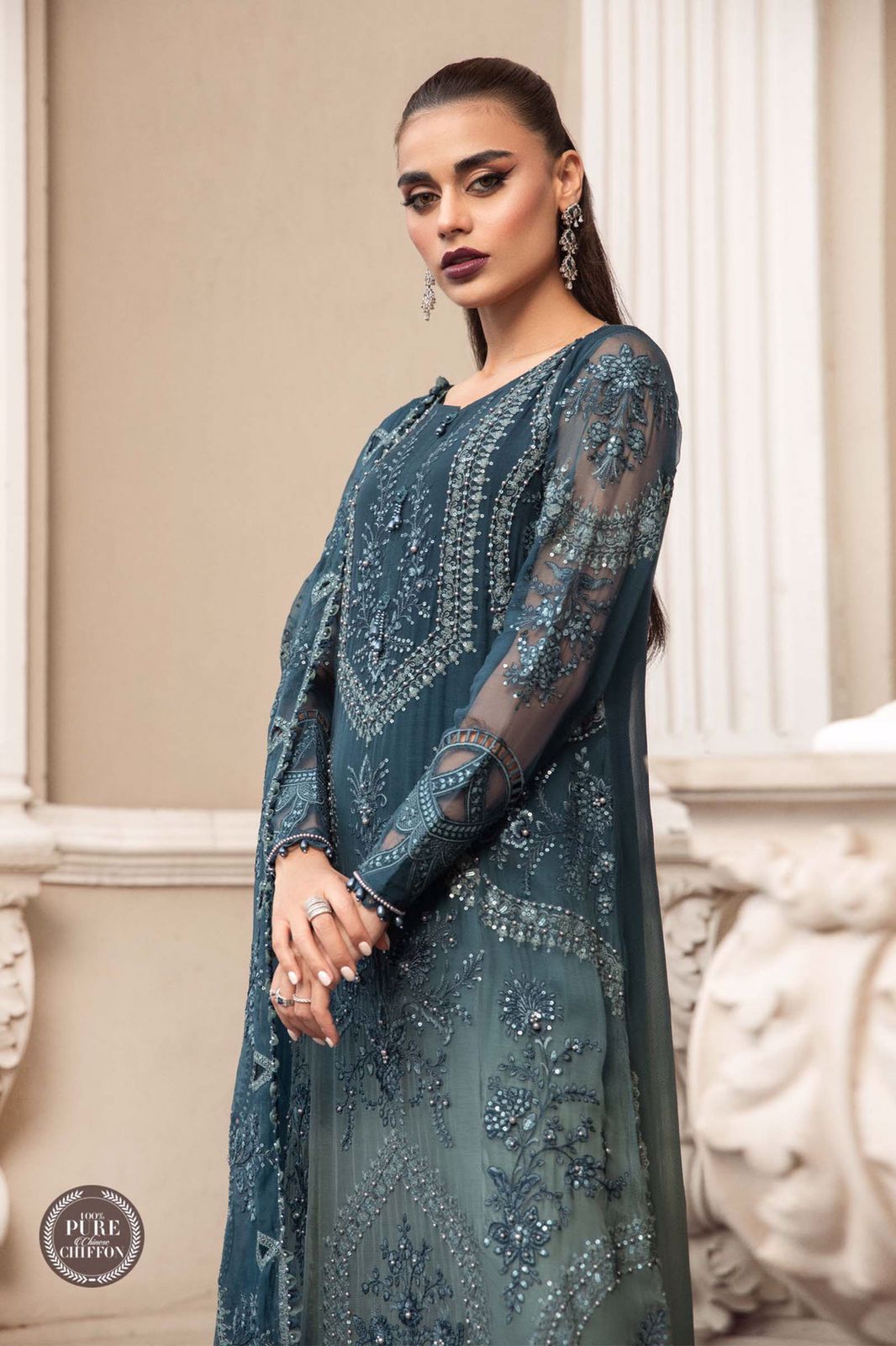 Chiffon for women clothing (UNSTITCHED) by Kapra Collection - Kapra Collection