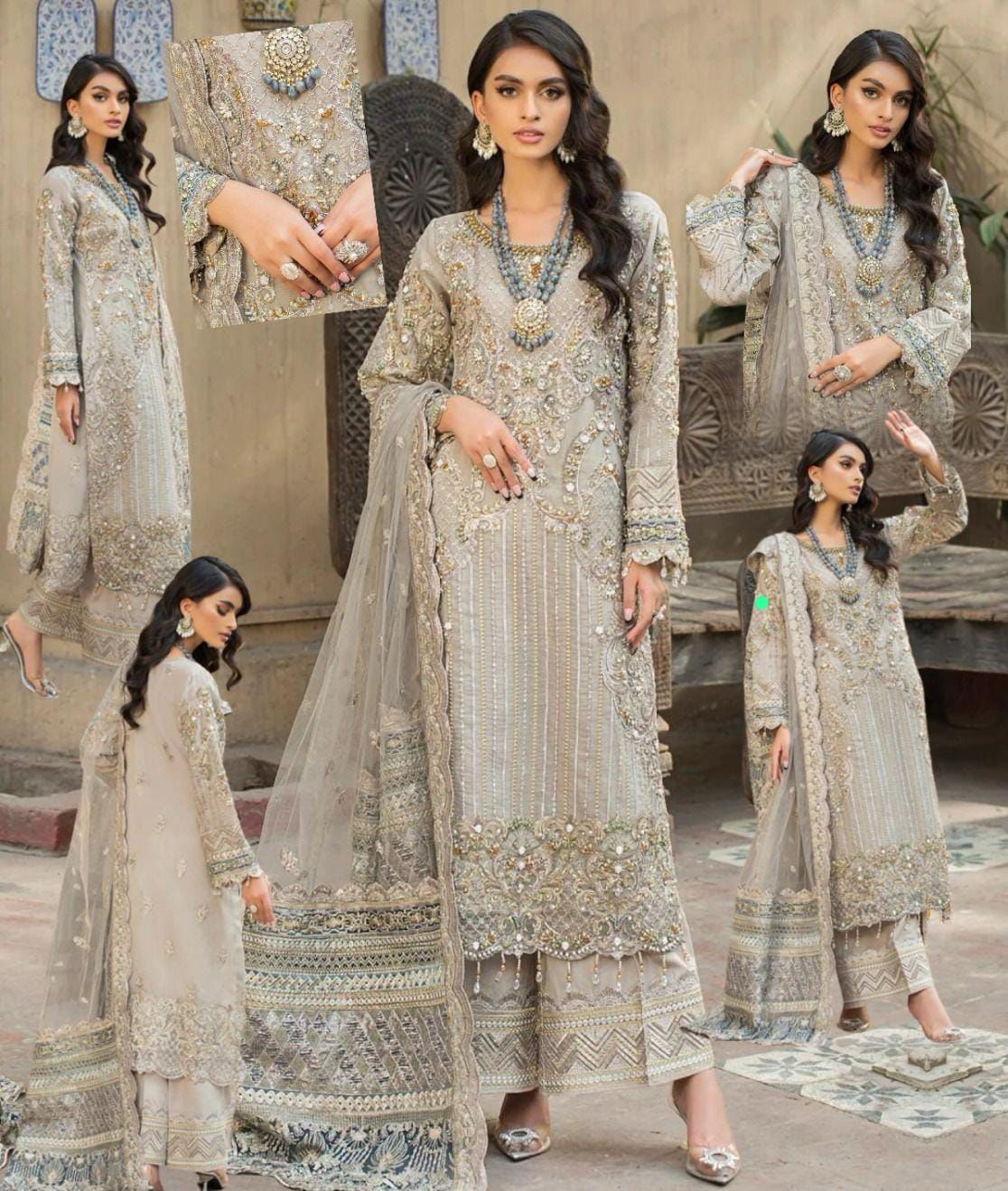 Net for women clothing (UNSTITCHED) by Kapra Collection