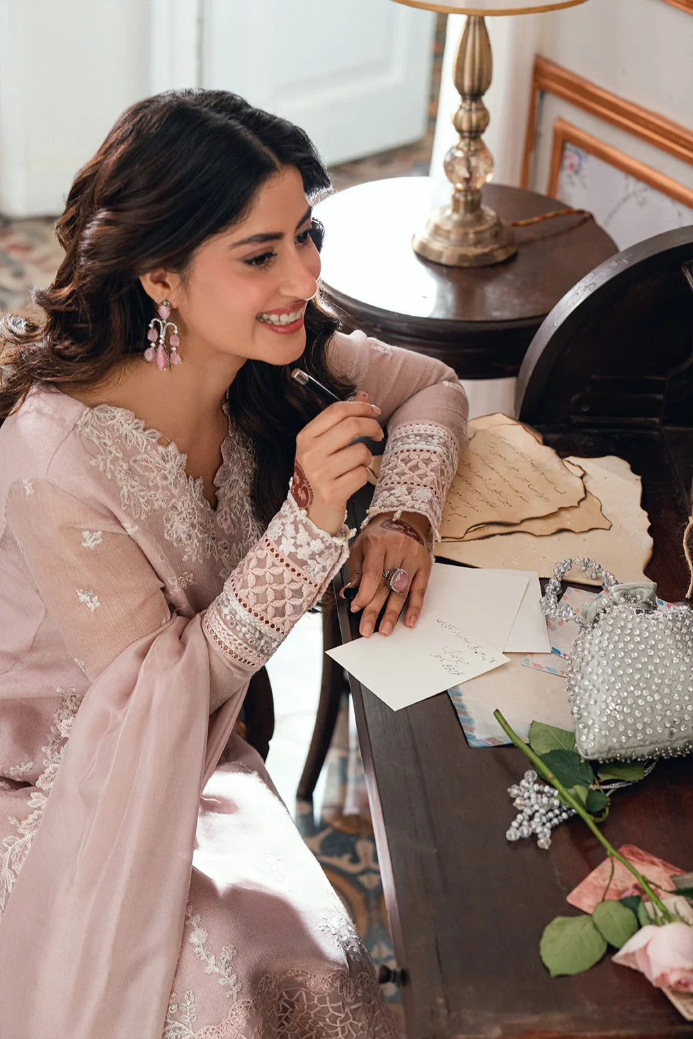 03-Piece Embroidered Chiffon Suit | Unstitched