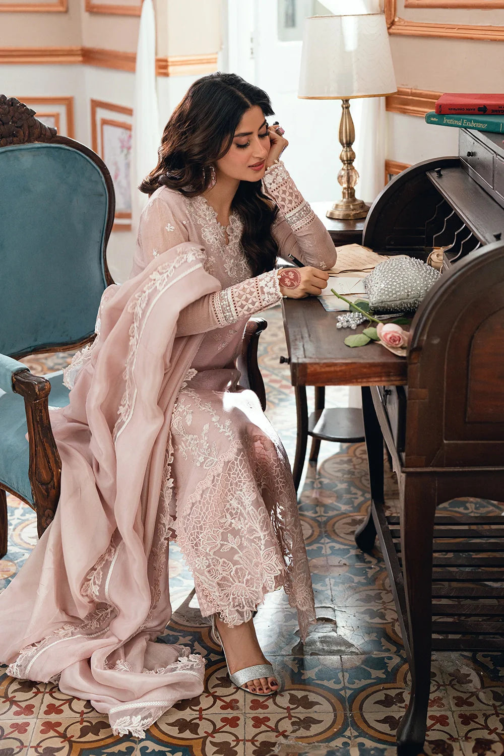 03-Piece Embroidered Chiffon Suit | Unstitched