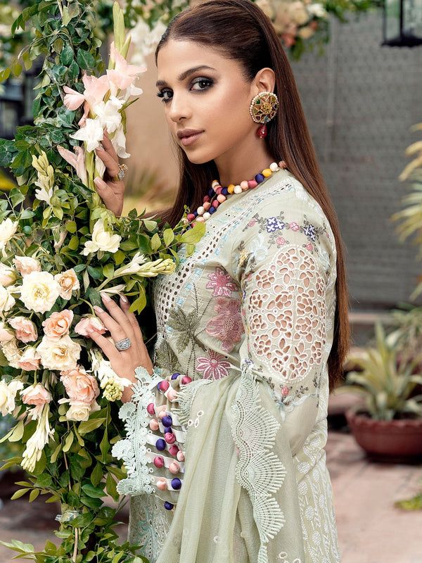 Luxury embroidered lawn summer  collection replica unstitched - Kapra Collection