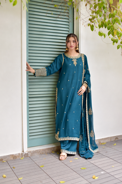 Sehrish – Kainat Faisal Inspired Chiffon Suit