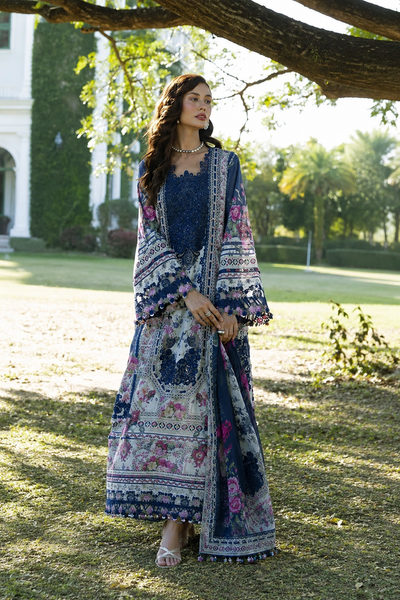 Narmeen – Elaaf Inspired Navy Lawn Suit