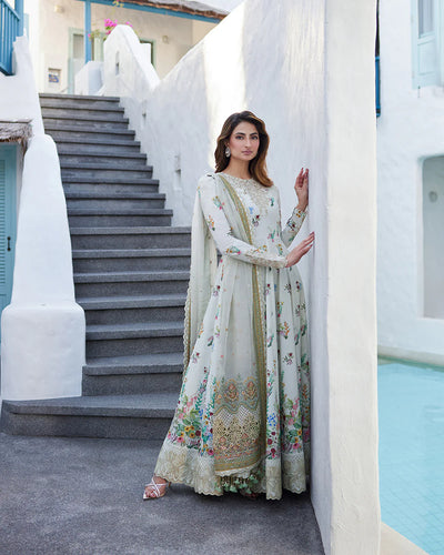 03-Piece Lawn Suit - Unstitched - Kapra Collection