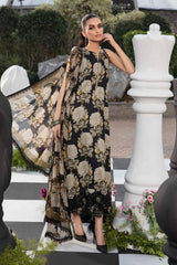 Lawn summer collection 3 piece unstitched digital printed suit - Kapra Collection