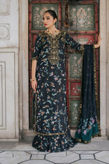 Luxury embroidered lawn summer  collection replica unstitched - Kapra Collection