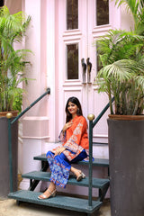 2 Piece Stitched By kapra collection