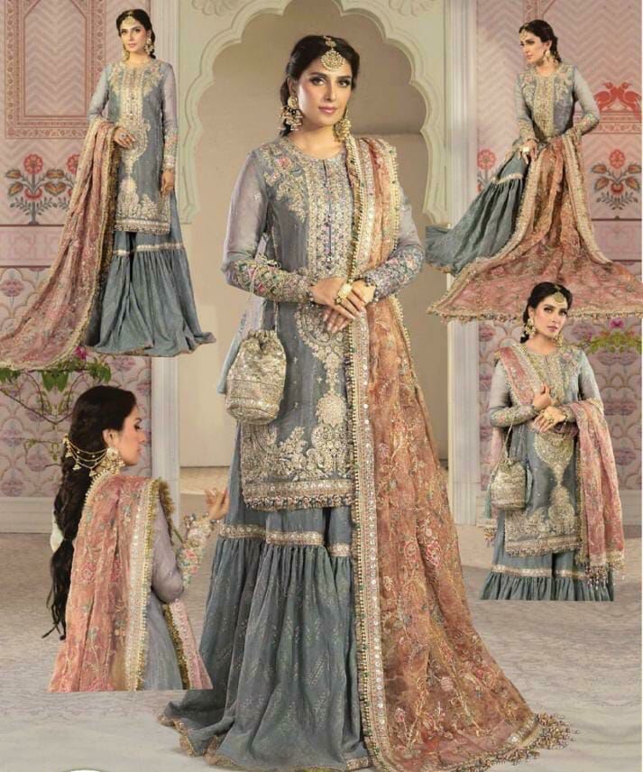 Net for women clothing (UNSTITCHED) by Kapra Collection