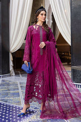 Maria b burgundy chikan replica Dre’s - Kapra Collection